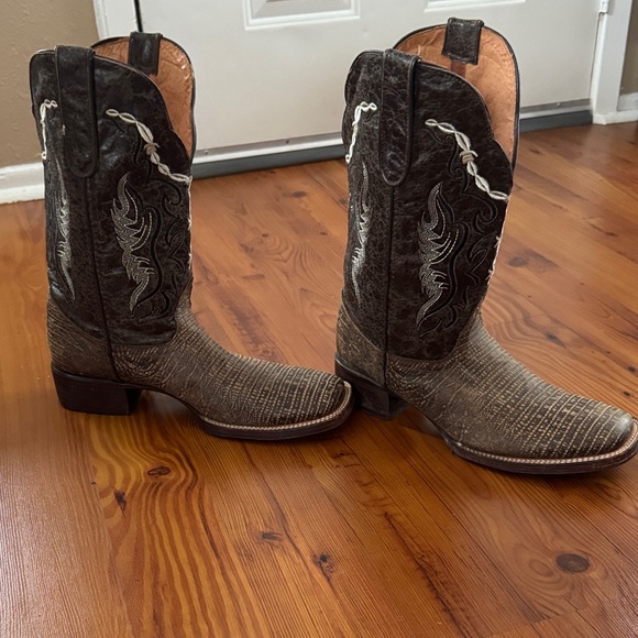Western Leather Cowboy Boots main image 4